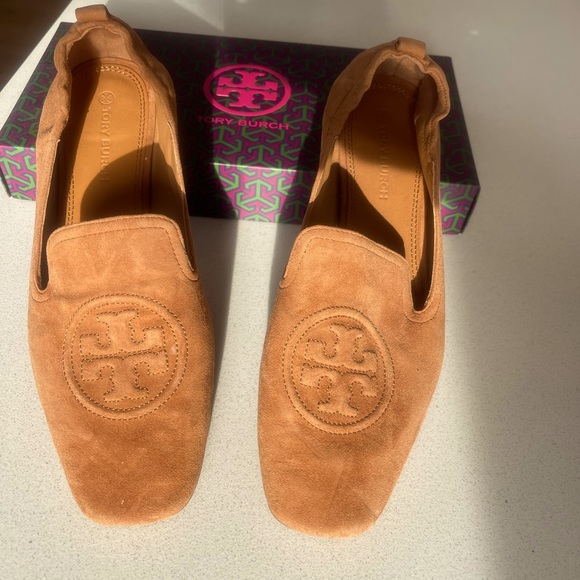 Tory Burch Shoes - Tory Burch LEIGH elastic silk suede loafer 9 🤩